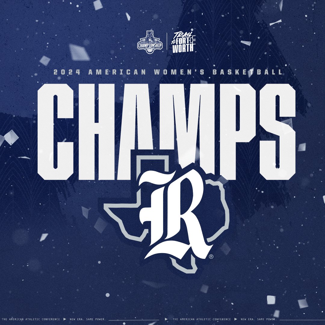 RICE OWLS: AMERICAN. CONFERENCE. CHAMPIONS.🏆

#AmericanHoops