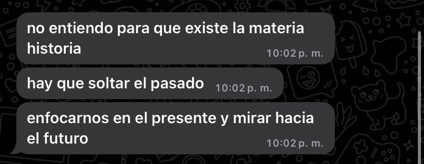 historia materia de mierda