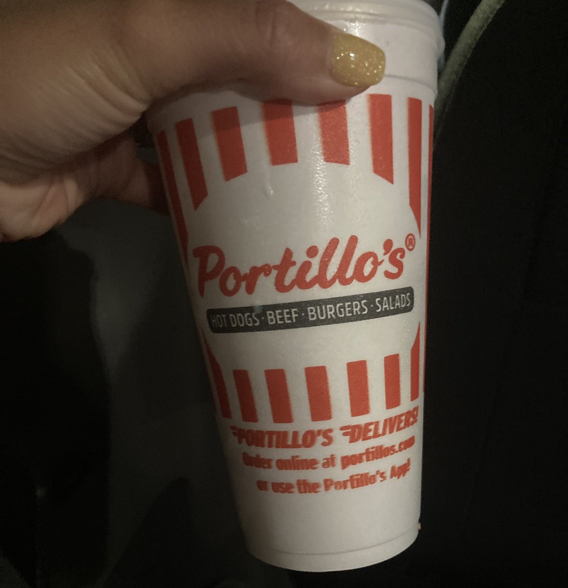 Mid trip Portillo’s and nail color change… much needed