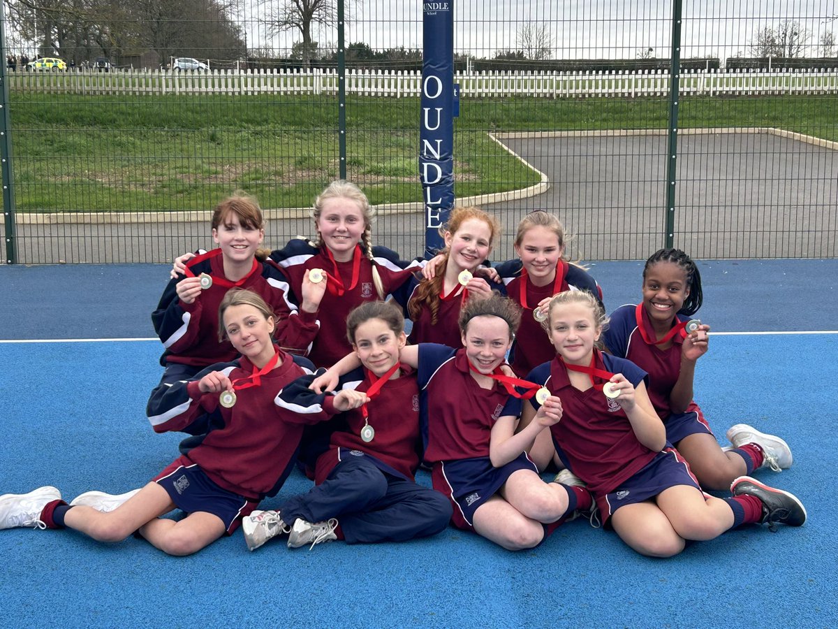 OundleNetball's tweet image. Thank you to all the schools who competed in the @NhantsNetball U13 &amp;amp; U12 county cup today.
Winners U13 @oundleschool R/up @SprattonHall Winners U12 @WboroSport r/up @SprattonHall