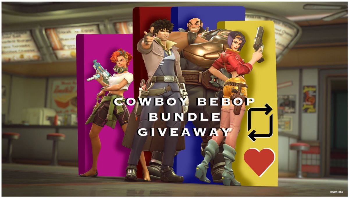 WarnTV's tweet image. OVERWATCH 2 x COWBOY BEBOP ULTIMATE BUNDLE GIVEAWAY! Thanks for the codes @PlayOverwatch ^_^

🖤 Follow @WarnTV
🤠 Like/Retweet to Enter!