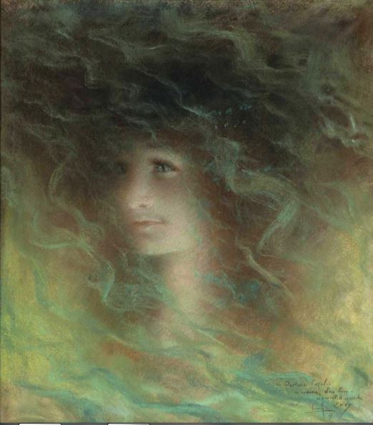 'Gentle Annie' A hag of the South West wind was venerated by the Cromarty fisherfolk of Scotland. The Spring Equinox heralded her return &amp; with it calmer waters for at least 6 weeks. Waves flecked with white foam were 'The feather in Gentle Annie's Hat'. (Scottish Folk Customs)