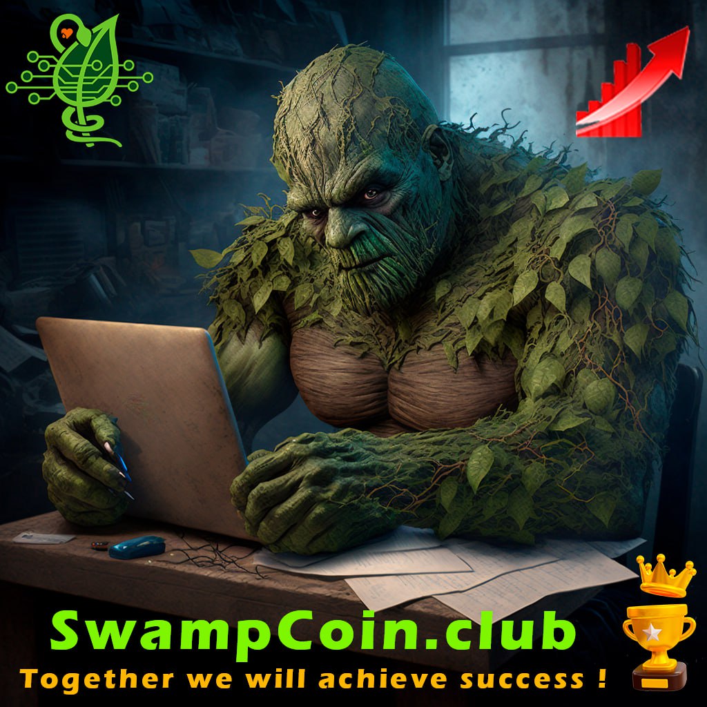 🐊 Swamp Coin is a cryptocurrency created to help restore the balance to ecosystems around the world that reptiles and amphibians call home.🔥 🌐Site: swampcoin.club TG: t.me/swampcoincommu… DISCORD : discord.gg/PxwMzE2 Buy Swamp: xeggex.com/market/SWAMP_U… ✅