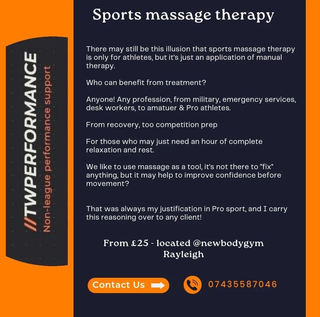 As the season comes to a close, finish on a high, and get your body over the line!

Discounted sports massage therapy - finishes April 30th

#rayleigh #grassrootsfootball #essex #southend #sportsmassage