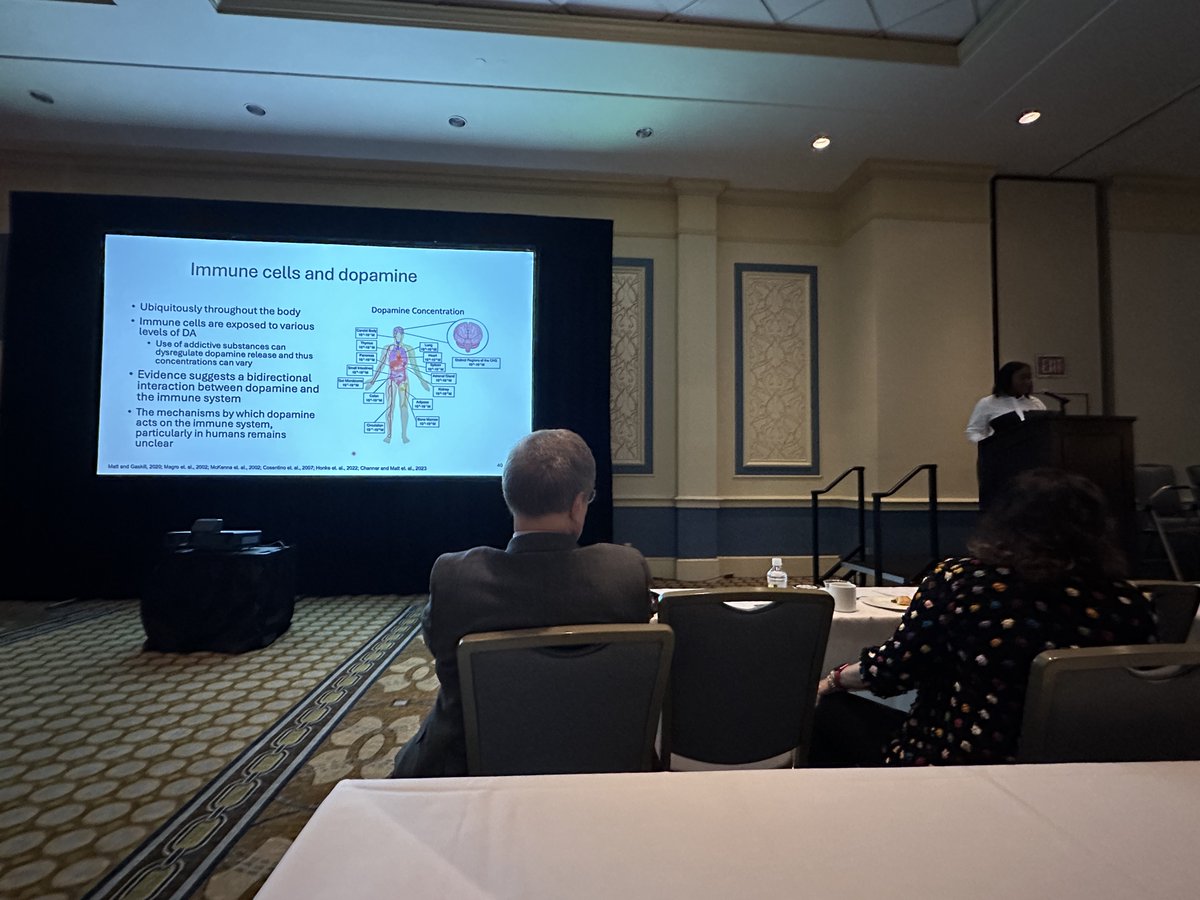 GaskillLab's tweet image. Amazing session this morning on &quot;Immune-dopaminergic interactions in neurological disorders&quot; at the SNIP 2024. Thanks to all our speakers @AdithyaGopinat9, @BreanaChanner, @DWWilliamsLab,  Drs. Bruno Conti and Violaine-Walker Delorme &amp;amp; my co-chair, Dr. Cecilia Marcondes @SDBRI.