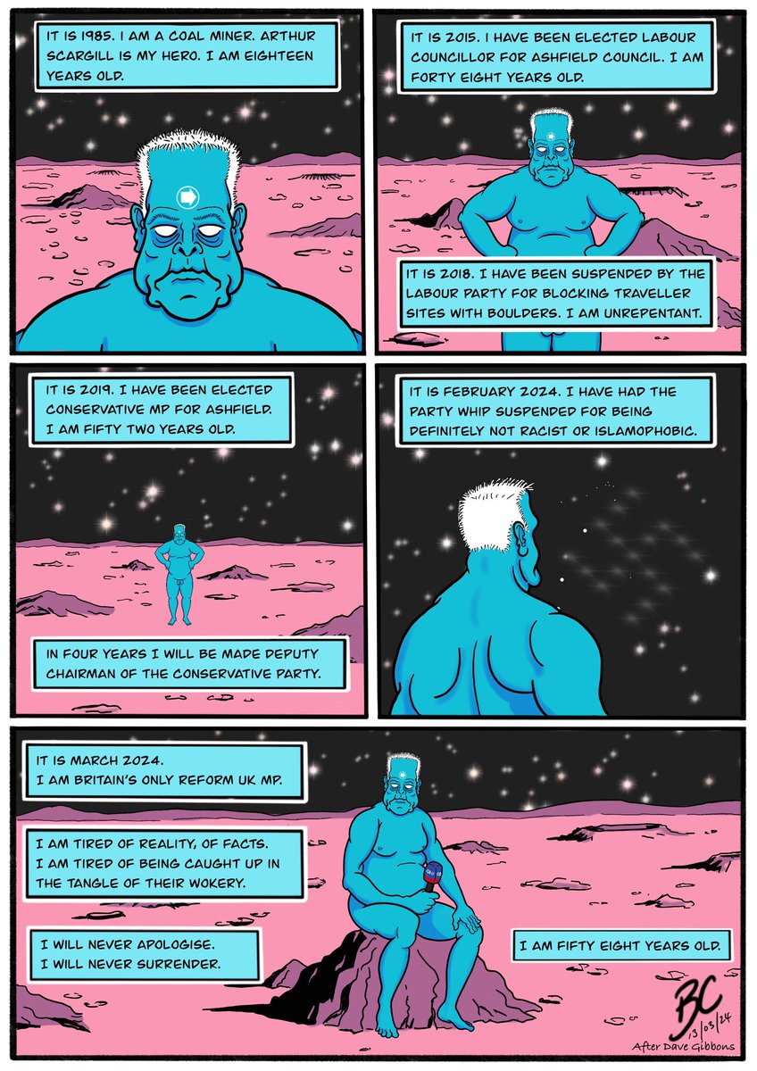 “I’m just a puppet who can see the strings” - Dr Manhattan #LeeAnderson #ReformUK #GeneralElectionNow