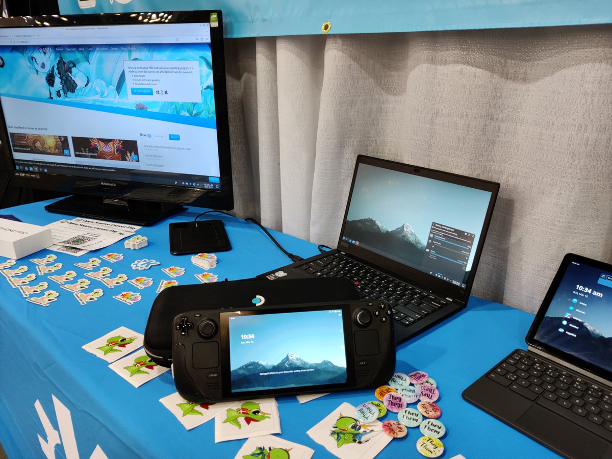 kdecommunity's tweet photo. Attention people in Southern California! KDE is coming to town (to set up a booth a @socallinuxexpo)

Visit us at the Pasadena Convention Center, grab stickers, meet KDE contributors, marvel at our technological... er... marvels, and have a good time!

https://t.co/jj91uBzCTK https://t.co/8ZUhQQbLBL