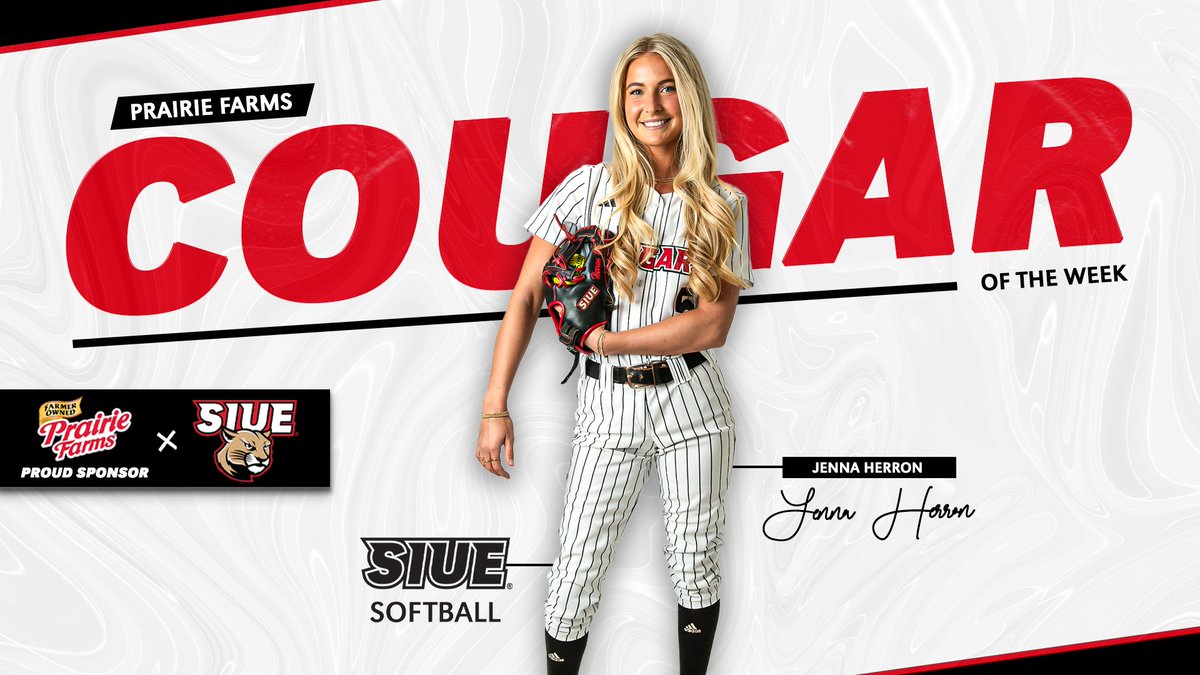 SIUECougars's tweet photo. Jenna Herron Named @PFDairy Cougar of the Week

🔗https://t.co/6UzMavXzw5 https://t.co/Fz0lPCKE9I