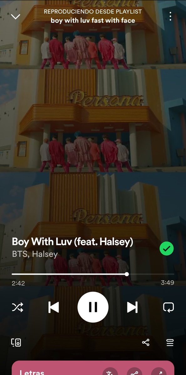 mel_jm_13's tweet photo. 📌Necesitamos urgentemente aumentar las reproducciones diarias de Boy With Luv o de lo contrario perderá su récord cómo la 5ta canción de K-Pop más reproducida, agreguenla a sus playlist, abajo les dejo una lista‼️ @BTS_twt #BTS +👇🏻

STREAM BOY WITH LUV #NoStreamNoArmy https://t.co/4imJpOW7CO
