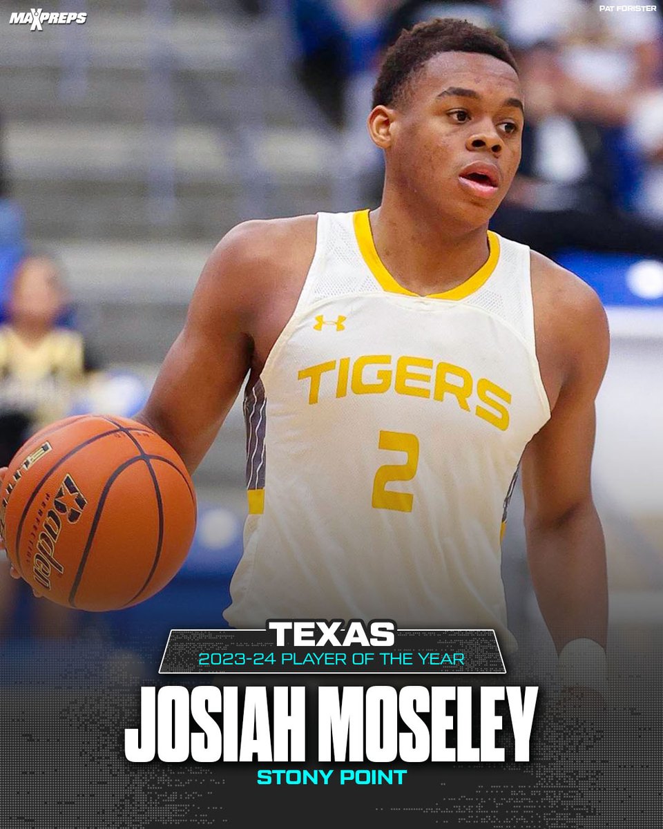 Josiah Moseley of Stony Point named 2023-24 Texas MaxPreps High School Boys Basketball Player of the Year. 🔥🏆 ✍️: maxpreps.com/news/hKuNVDPv2…