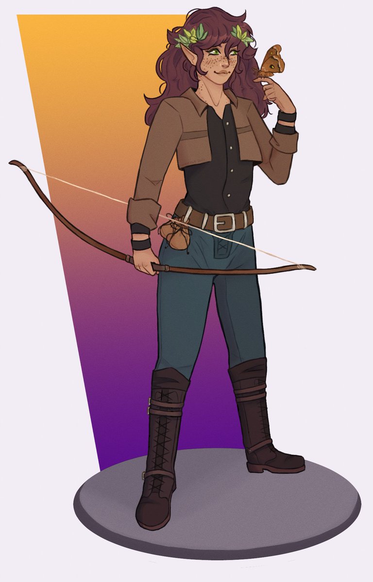commission of a friends dnd character !!