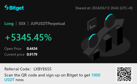 Comer75's tweet photo. Happy with this one $JUP https://t.co/4fWkxToXna