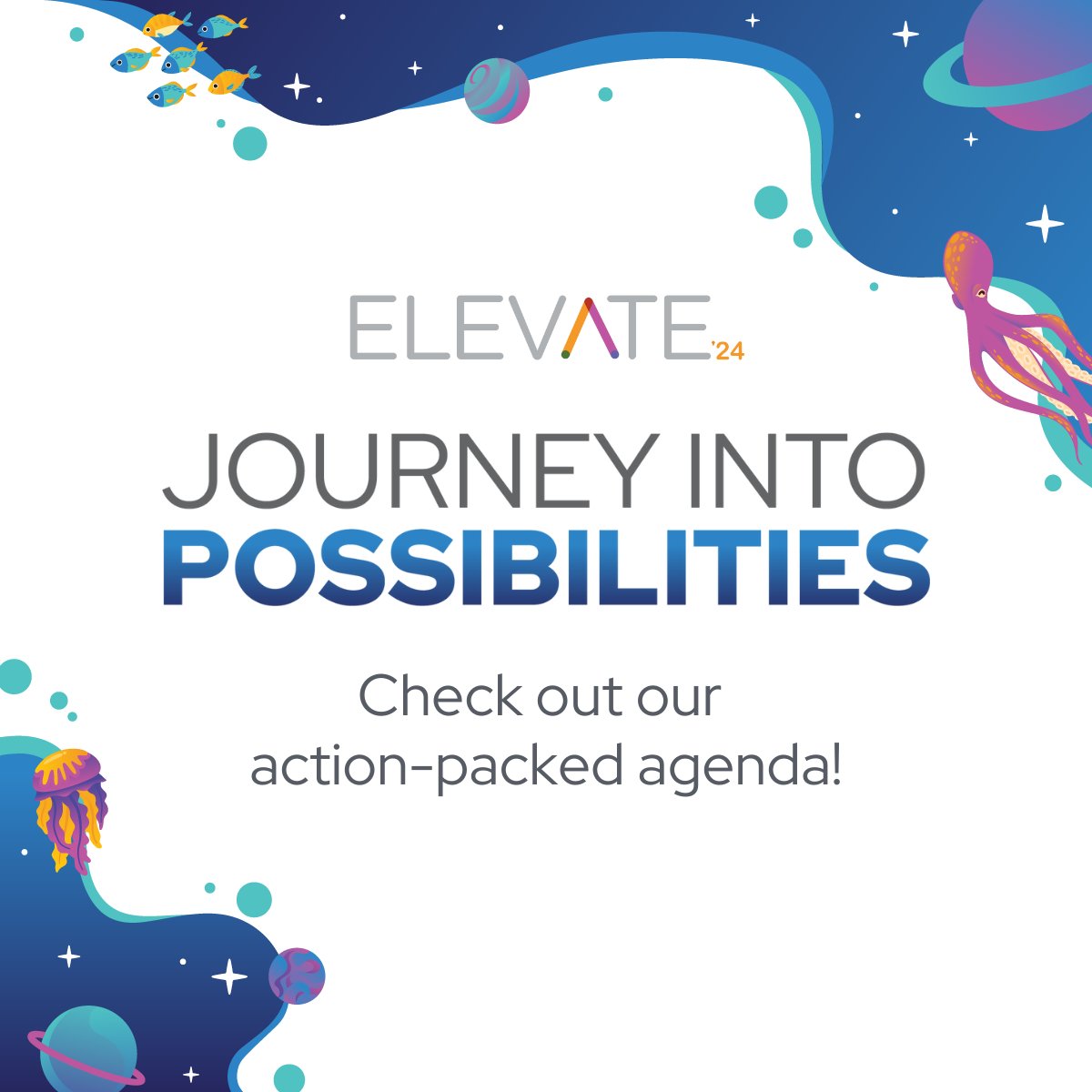 🌊 Dive into the future of education at Elevate 2024! Peek at our action-packed agenda here: bit.ly/3wCpE70 ⚓Secure your spot by registering today: bit.ly/40mgSVs