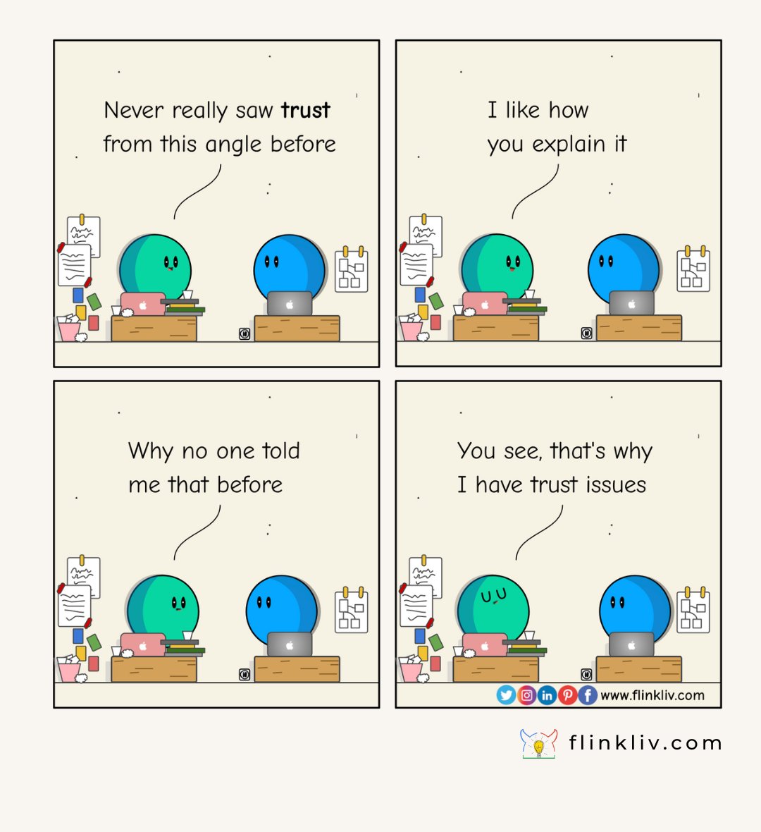 flinkliv's tweet image. flinkliv.com/pages/hr.html
#trust #personalgrowth #leadership #Ethics #integrity #socialskills #WorkCulture #tillit #lederskap #samarbeid  #arbeidskultur #reversethinking #omvänttänkande #omvendttenkning #criticalthinking #kritisktenking #kritiskttänkande #flinkliv #a11y