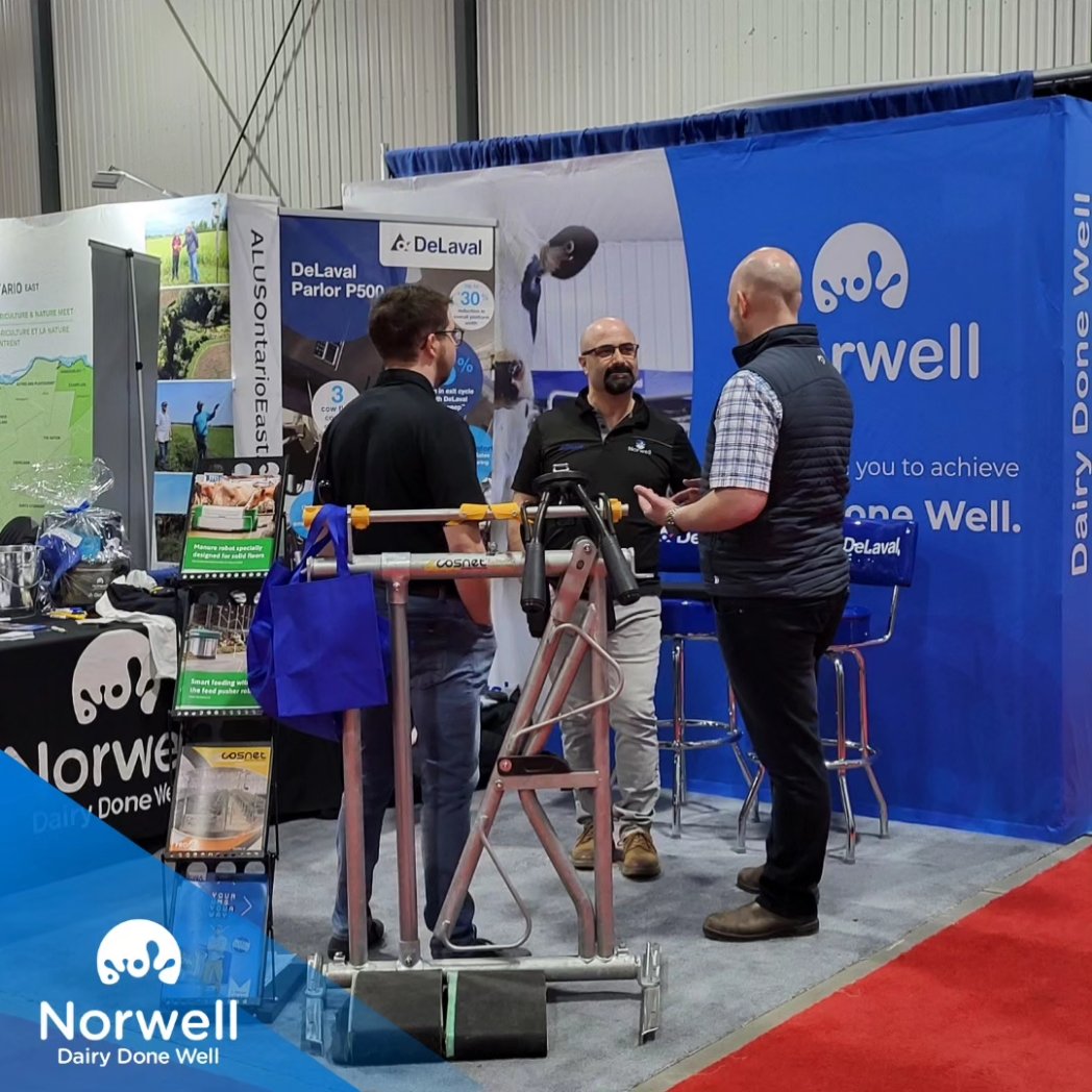 NorwellDairy's tweet photo. We had a great Day 2 at the Ottawa Valley Farm Show! We are at Booth #1100 and can't wait to see you tomorrow! #Ontag #DairyDoneWell

📷 Kate https://t.co/Sxt7AtMw1d