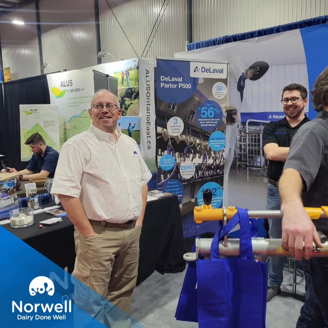 NorwellDairy's tweet photo. We had a great Day 2 at the Ottawa Valley Farm Show! We are at Booth #1100 and can't wait to see you tomorrow! #Ontag #DairyDoneWell

📷 Kate https://t.co/Sxt7AtMw1d
