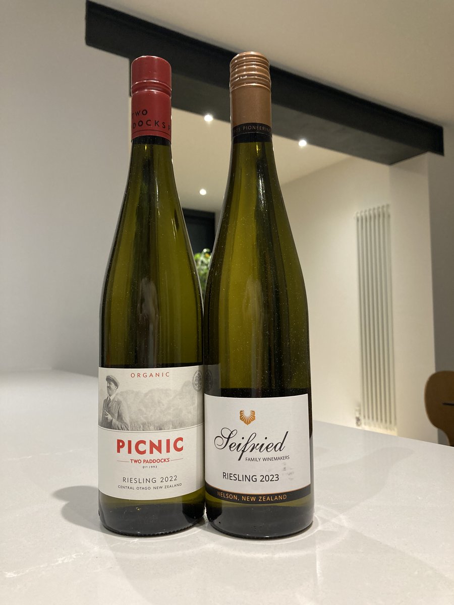 @timmilford @MarkusMolitor @WineMan147 @Rieslingheroes @JamesHubbard113 @frankstero @pietrosd @AustWineTasting @WinesofGermany @FergusElias @TheWineKiwi Lovely - introduced #1 child to these two lovely (non-German) Rieslings the other week. @TwoPaddocks and @SeifriedEstate cc @nzwine @LimmPR