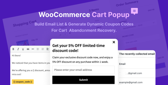 MrBowenW's tweet photo. I submitted a WooCommerce Cart Popup plugin to Envato. The purpose of this plugin is to trigger popup with different events,  in order to reduce cart abandonment rates. I will evaluate whether to create a Shopify app version. https://t.co/mxKZqm5tBh