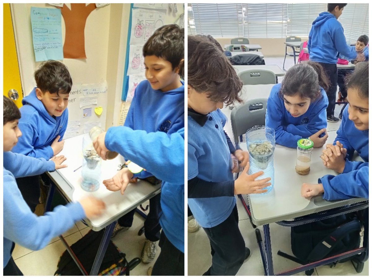 Our little engineers are also ready to solve environmental problems! Grade 4 engineers designed a filtration system to purify polluted water. @MakAishaSchool @NElakhdar