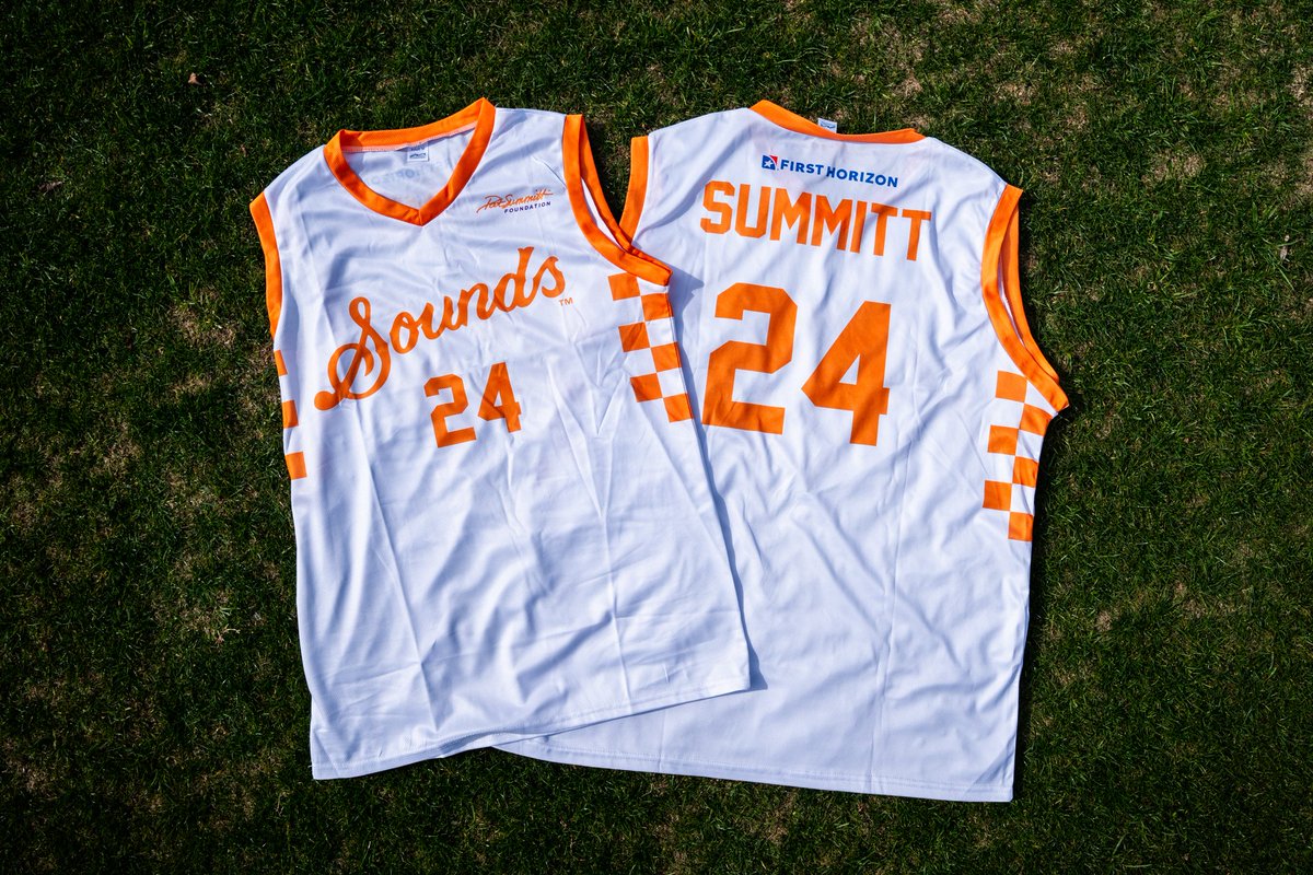 Get ready for the Pat Summitt UT Basketball Jersey giveaway at our first Saturday home game of the season! Get your tickets for April 6th: bit.ly/3QYEIUi | @FirstHorizonBnk