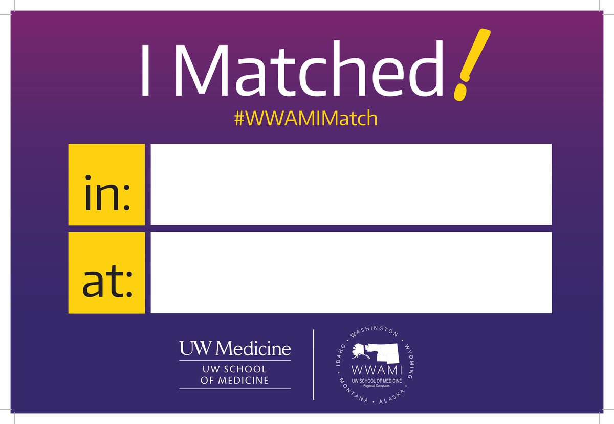 uwsomwwami's tweet photo. We cannot wait to see all of these signs filled out! Get ready to join the excitement as we celebrate Match Day, which will take place this Friday.
#MatchDay
#WWAMIMatch https://t.co/MHJBeljm9E