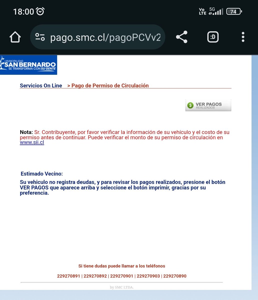 Mikkel_Angel's tweet image. Querida @SanBernardocl estoy tratando pagar mi permiso de circulacion en la web desde hace varios dias. Y siempre tira el mismo error. Lo solucionaran? O debo transferir mi suculento, jugoso y doloroso pago a otra comuna? Quedo atento. GRACIAS #permisodecirculacion