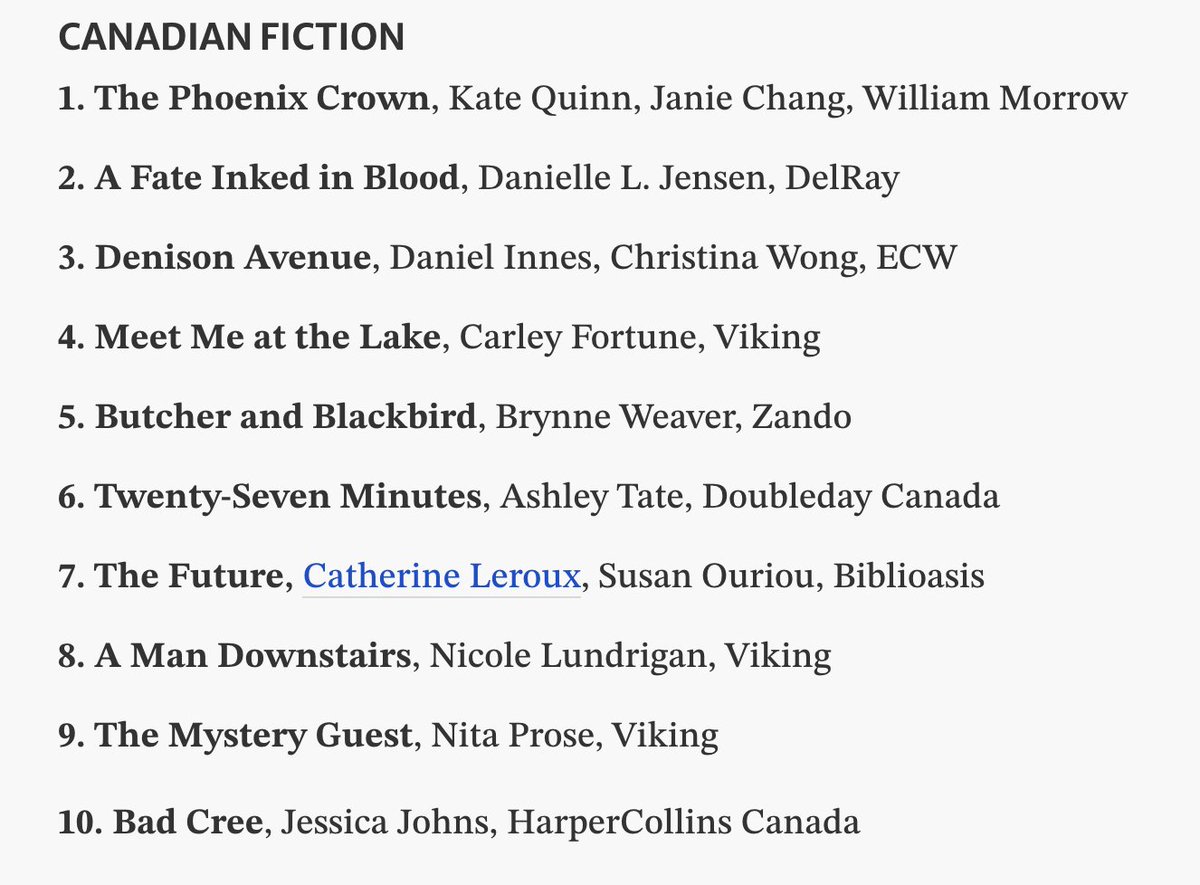 janetsomerville's tweet image. Chuffed for @KateQuinnAuthor &amp;amp; Janie Chang that THE PHOENIX CROWN remains #1 on the bestseller list. 

I spoke with them for @torontostar about their writing partnership: thestar.com/entertainment/…

@HarperCollinsCa @WmMorrowBooks #ReadWomen