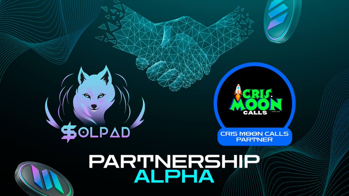 Crismoon calls (@crismooncalls) on Twitter photo 📣PARTNERSHIP ANNOUNCEMENT📣
🤝<a href="/SolPadGlobal/">SOLPAD #SPAD | The Future Of Decentralized Funding</a> X <a href="/Crismooncalls/">Crismoon calls</a>🤝
We're thrilled to announce our latest Official Partnership with Solpad
Solpad is the first Launchpad for solana which also has a revenue sharing model with token holders.
#Solpad $Spad 📣PARTNERSHIP ANNOUNCEMENT📣
🤝<a href="/SolPadGlobal/">SOLPAD #SPAD | The Future Of Decentralized Funding</a> X <a href="/Crismooncalls/">Crismoon calls</a>🤝
We're thrilled to announce our latest Official Partnership with Solpad
Solpad is the first Launchpad for solana which also has a revenue sharing model with token holders.
#Solpad $Spad