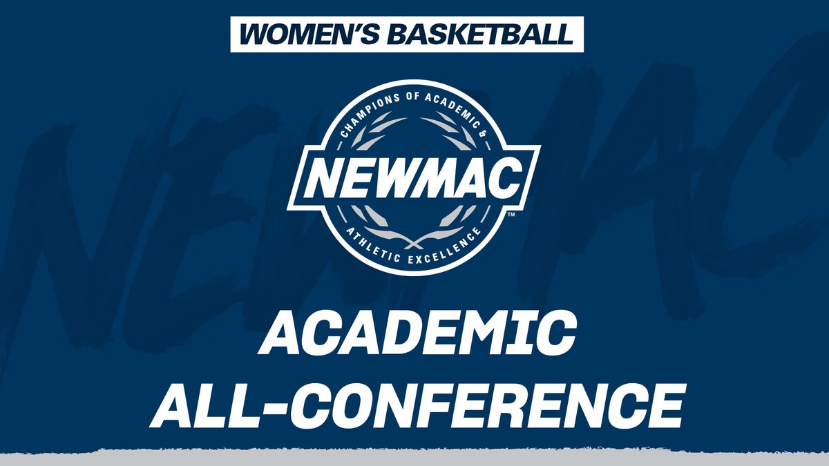 Congratulations to the NEWMAC women's basketball student-athletes who have earned Academic All-Conference recognition! 

These student-athletes have all achieved at least a 3.5 GPA 📚💻

Honorees ➡️ ow.ly/9NRB50QSa21

#GoNEWMAC // #WhyD3