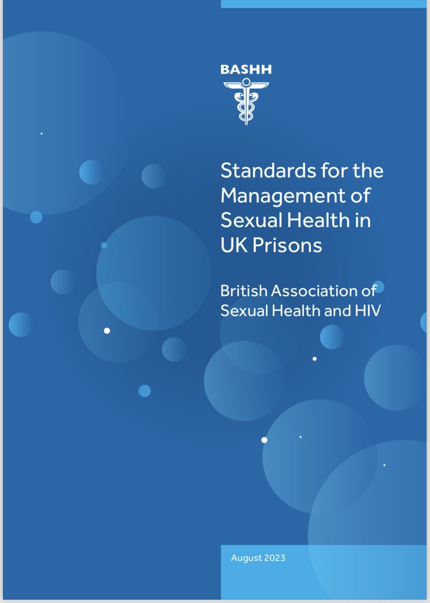 British Association of Sexual Health and HIV have published new Standards for the Management of Sexual Health in UK Prisons