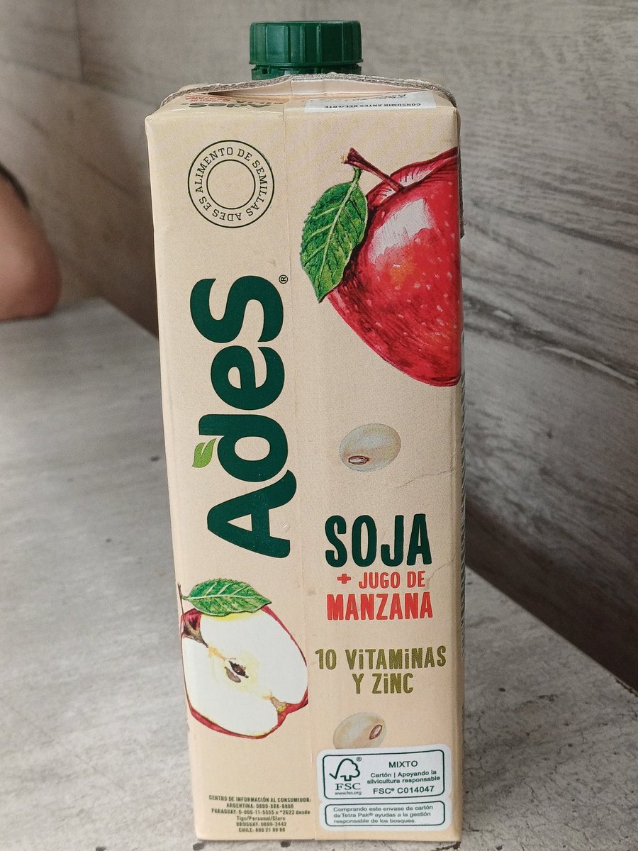 Confirmen si el ades de manzana es el jugo envasado más rico de la historia