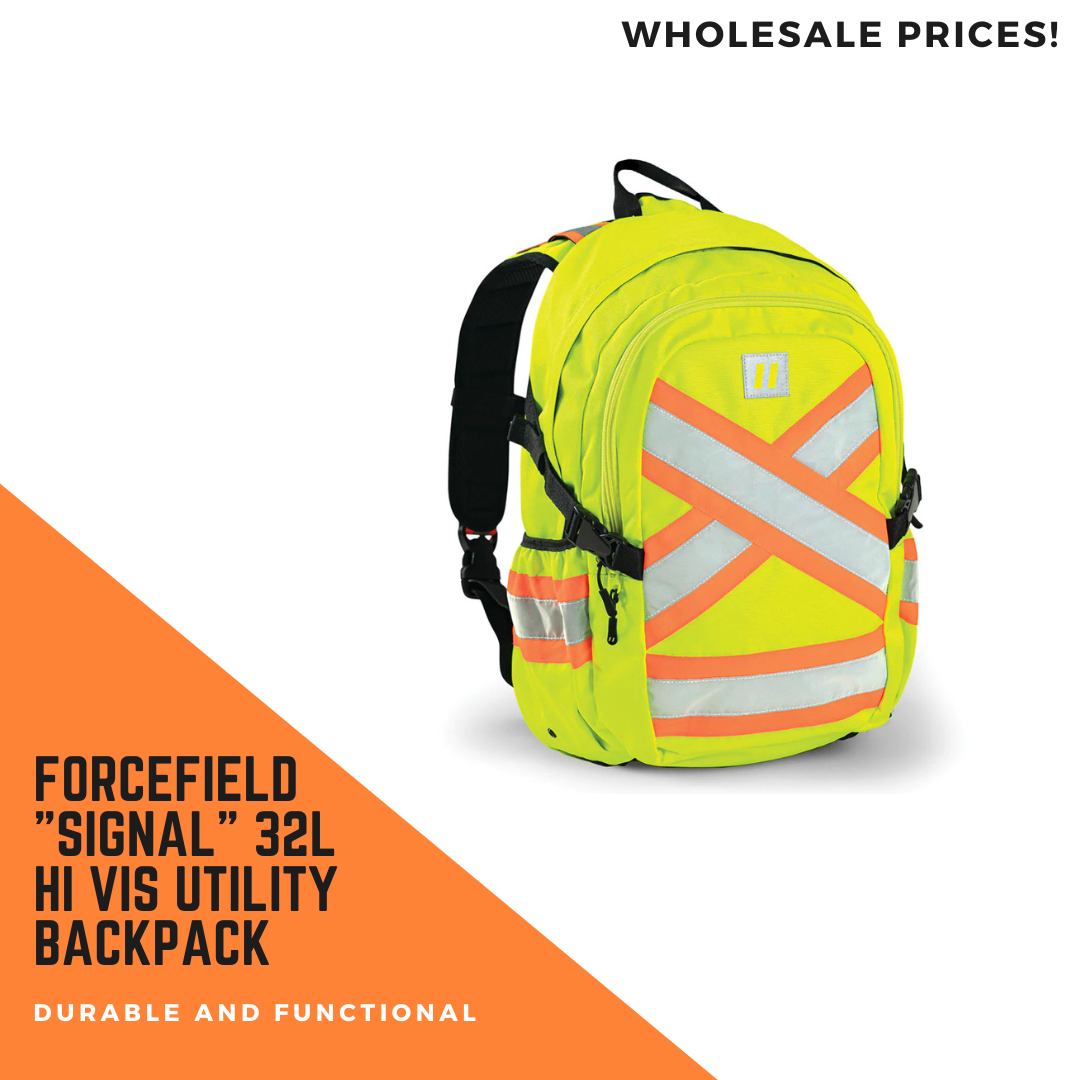 safety_apparel's tweet photo. Ensure visibility head to toe with our ForceField "Signal" 32L Backpack. It features a dual-compartment layout, reflective tape on the shoulder straps, and a padded harness system with a sternum strap for pack stability.

https://t.co/P2gfMvfOmB https://t.co/E0hXwTqjTt