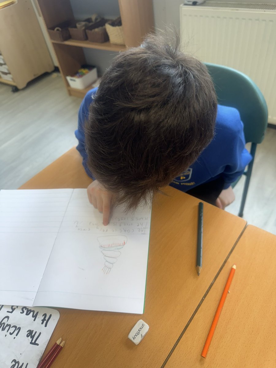 DeanburnPS_EP's tweet photo. Amazing writing today inspired by our Book Week book! These cakes made us hungry! Which would you choose? Icing, sprinkles, swirls, layers? Moonface needed a cake for his party and these children certainly delivered! ππ§π°π₯ #DPSlovestoread https://t.co/Hz96pSQT9j