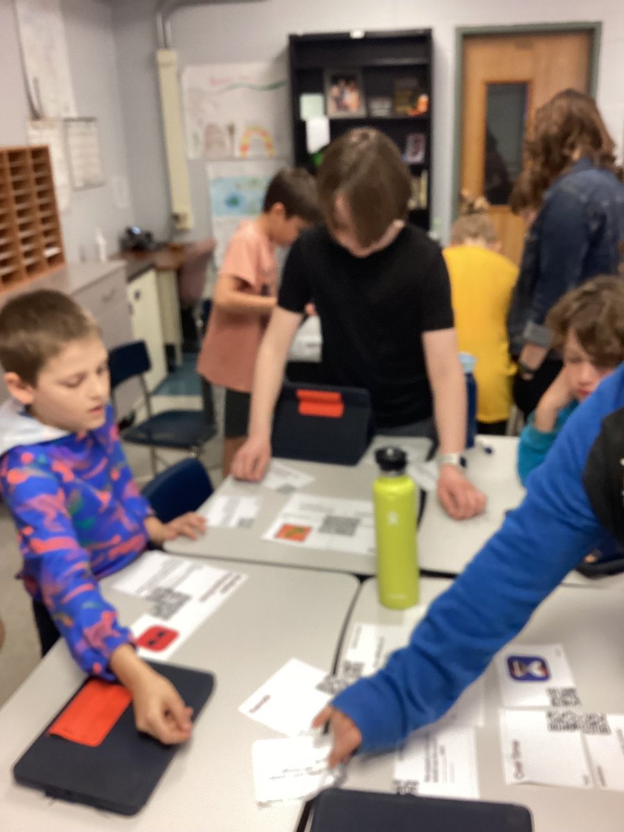 sstickley13's tweet photo. Huge thanks to @LProsser15 for creating a Breakout Edu about Depth and Complexity! It was so fun teaching with you! #dg58pride https://t.co/yJgEisbijS