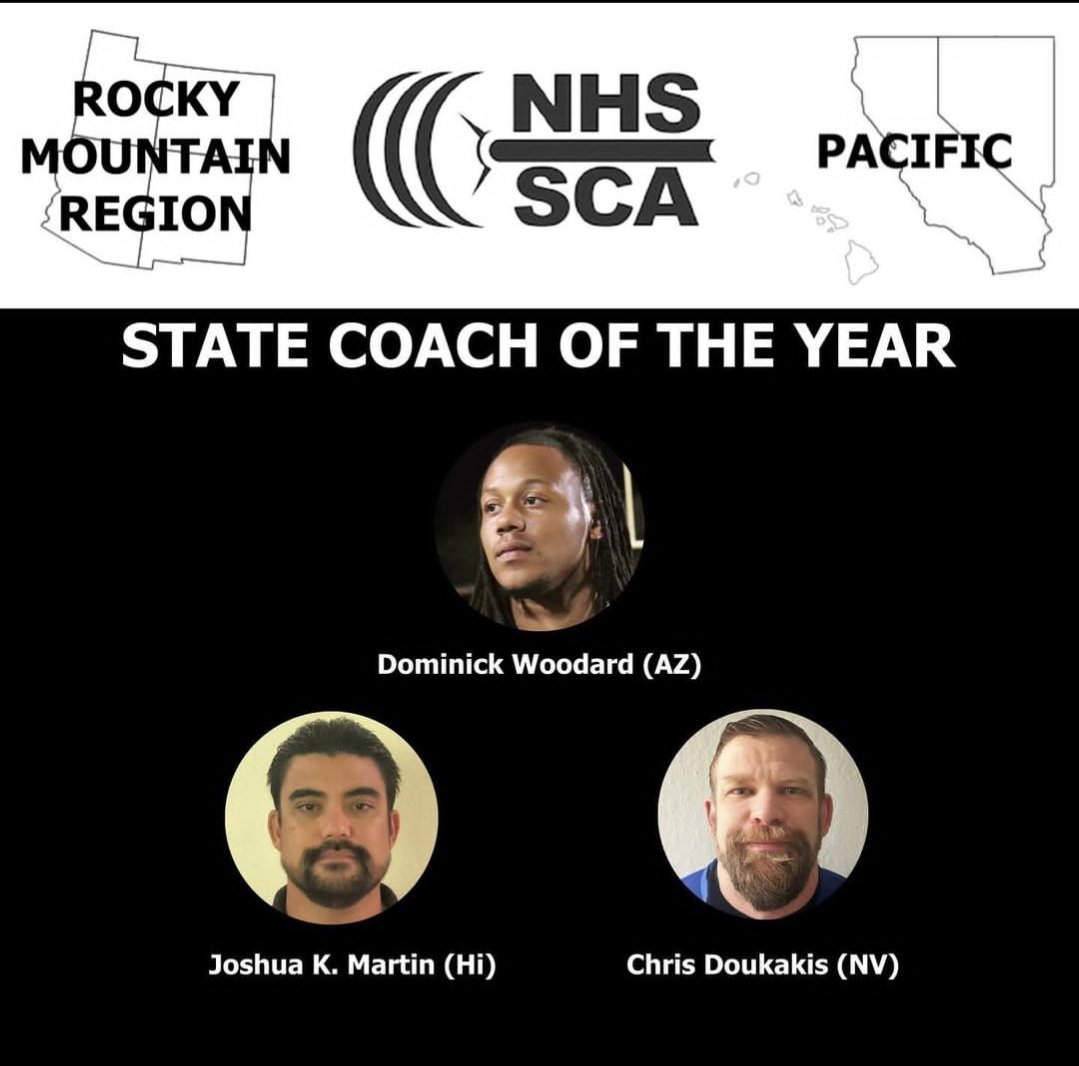 Grateful and honored to be named Nevada Strength Coach of the Year. Thank you <a href="/NHSSCA/">NHSSCA</a> <a href="/BubbaJReynolds/">Bubba Reynolds</a>

#nhssca #nevada #strengthandconditioning #reedraiders