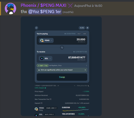 TheFactionDao's tweet photo. The Faction loves $PENG 🐧
Here are some successes of some of our members. https://t.co/oqaMvaGy7E