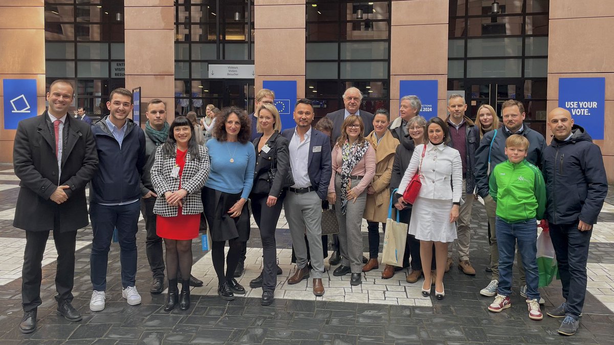 dp_intl's tweet photo. (1/2) Today we visited our MEP in #Strasbourg with a very #international group with:

- information on how the #EuropeanParliament works
- exciting discussions on current policy areas and the importance of the 2024 #EuropeanElections https://t.co/rayiOk91bt