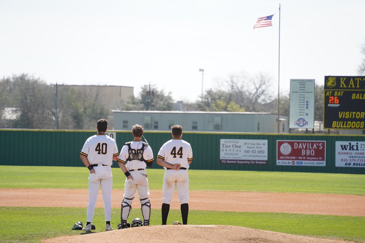 🚨Schedule Update🚨 @TLU_Baseball’s SCAC opening series against St. Thomas has been altered due to potential weather this weekend. The Bulldogs will now play a DH @ 4 & 7 PM tomorrow (Mar. 14) with GM 3 at a TBD time and date. 🗞️: rb.gy/vzbtqm #TooLiveU | #PupsUp