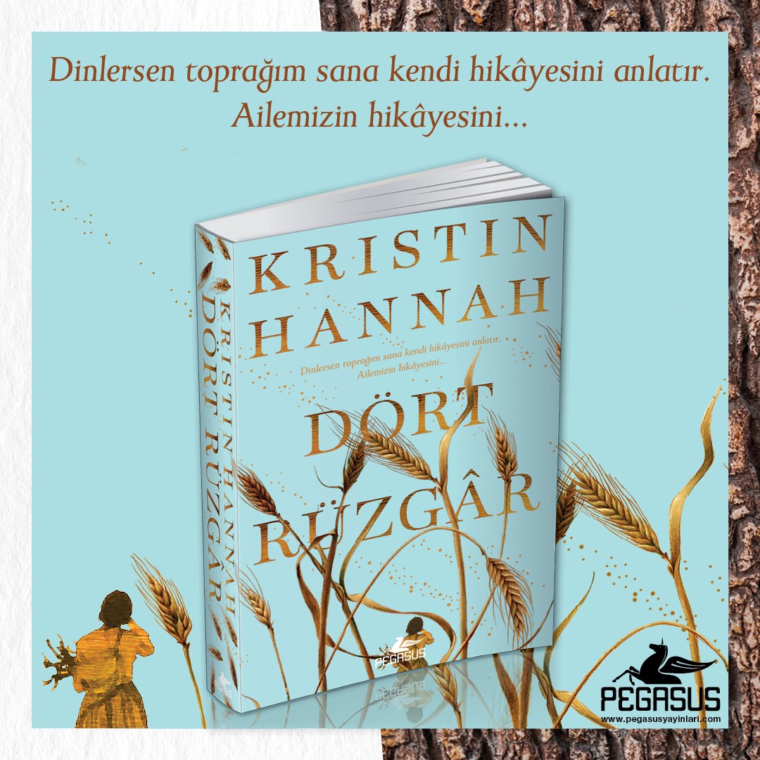 Okuru zamanda yolculuğa çıkaran, destansı ve dokunaklı bir kara gün ve sevgi hikâyesi. Dört Rüzgâr, Kristin Hannah Çeviri: Sevinç Seyla Tezcan Sayfa: 504 Kitabı İncele: ty.gl/vd67dg00i4 #kitap #dörtrüzgar #kristinhannah