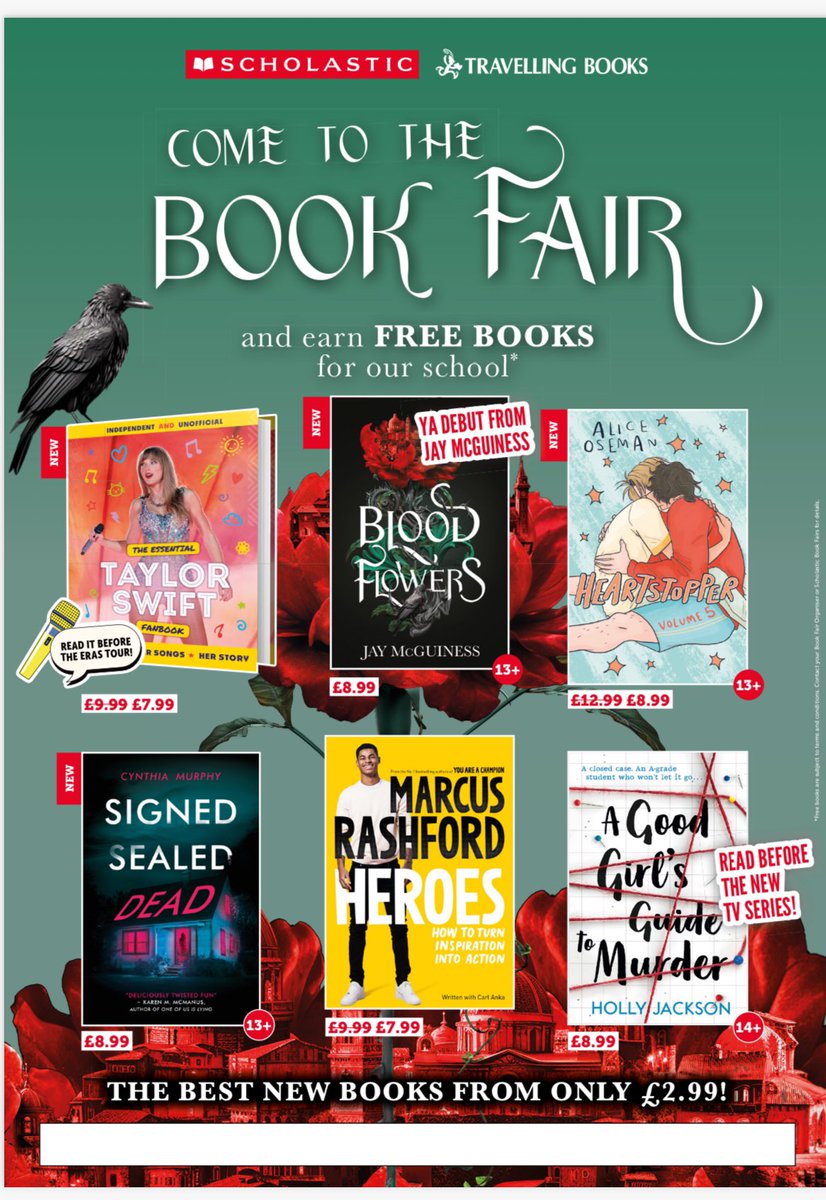 Our Scholastic Book Fair is nearly here! It will open on Tuesday 19th of March until Tuesday the 26th of March, in the library.  Come along and browse the best new books, you can even use your World Book Day tokens to get a £1 off the book of your choice! 📖 👏👏👍