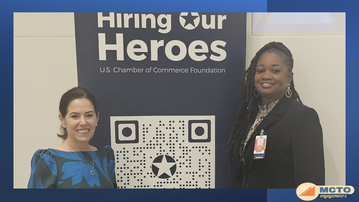 Dr. Taheesha Quarells represented MCTO at the Veteran Employment Advisory Council (VEAC) meeting hosted by Hiring Our Heroes in Nashville, TN.

#MCTOengagements #HiringOurHeroes #Transitioning #MilitaryToCivilian
