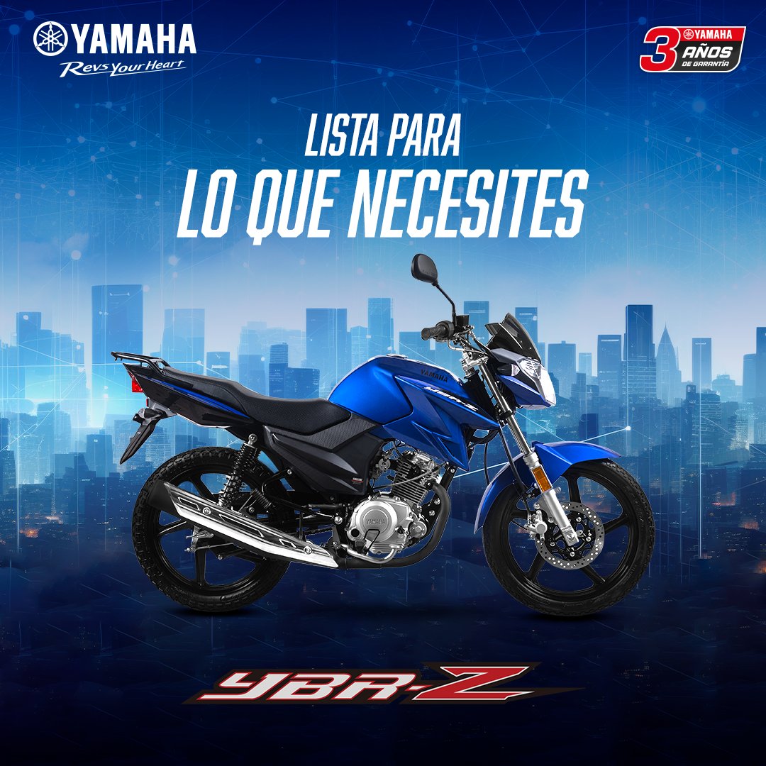 ¿Buscas manera cómoda y práctica de viajar?

Conocé a la YBR125Z:

- Bajo consumo
- Calidad
- Confiable
- Diseño deportivo

Conocé más sobre la YBR125Z en nuestra web (link en bio) 🔥.

#Yamaha #YBR125Z #moto