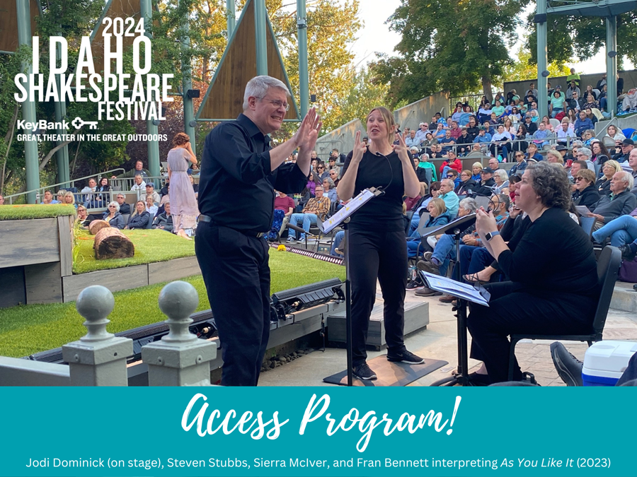 thenorthend's tweet image. Did you know that #Idaho #ShakespeareFestival operates something called the #AccessProgram? Check out these special programs for students, veterans and hearing impaired - tracking.wordfly.com/view?sid=Mjc2X…