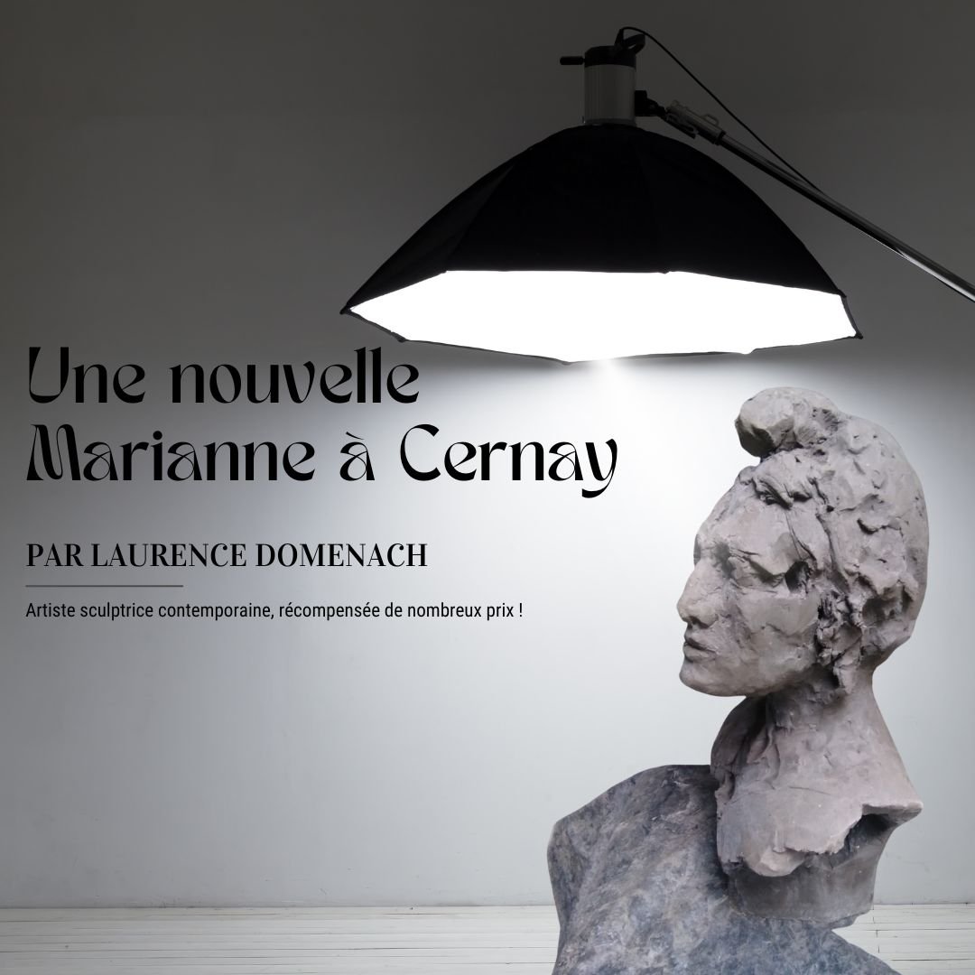 A Cernay-la-Ville, la nouvelle Marianne de la Mairie est l'œuvre d'une habitante du village, Laurence Domenach. Pour la Maire Claire Chéret, cette sculpture pourra servir à mettre sur la table les sujets des règles démocratiques et de respect actu.fr/ile-de-france/…