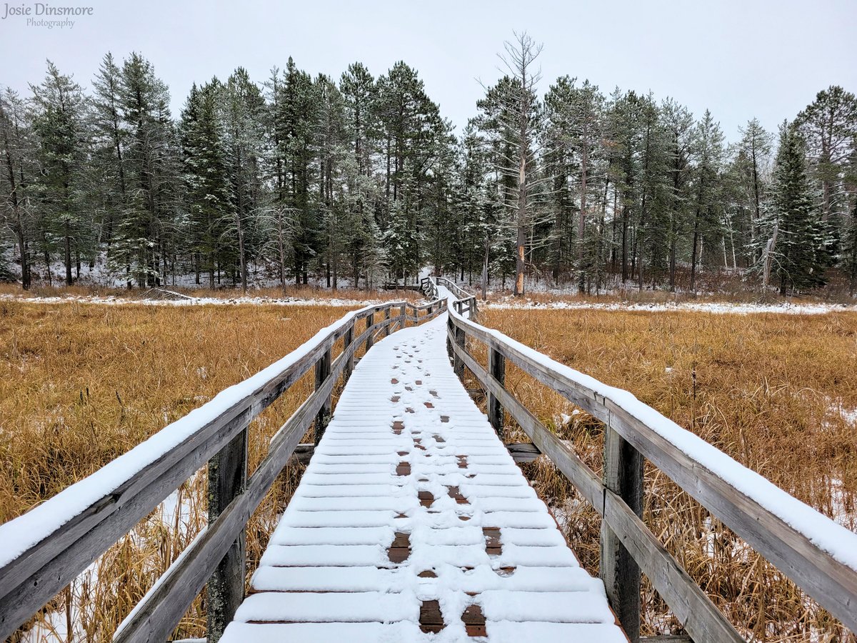 Winter adventures at Mashkinonje Provincial Park! 📍 Mashkinonje Provincial Park, Ontario. #ontarioparks #findyourselfhere #ShareCanGeo #beautiful #boardwalk #winter