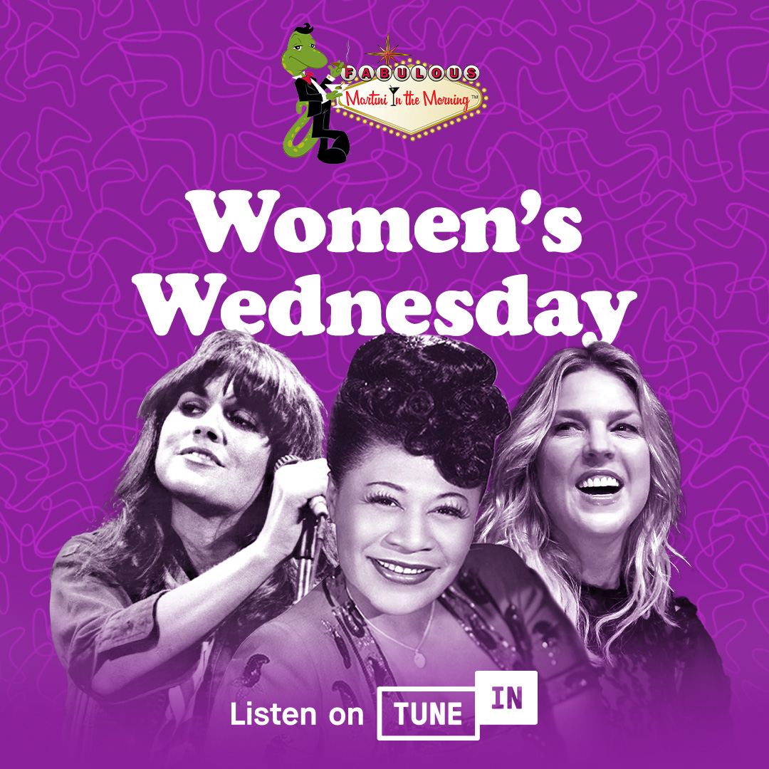 Celebrate Women's History Month by listening to Women's Wednesdays on Martini in the Morning. Every hour starts with a song from one of the great women in Jazz like Ella Fitzgerald, Peggy Lee, Diana Krall, Linda Ronstadt and more. Listen now: listen.tunein.com/mitmsocial