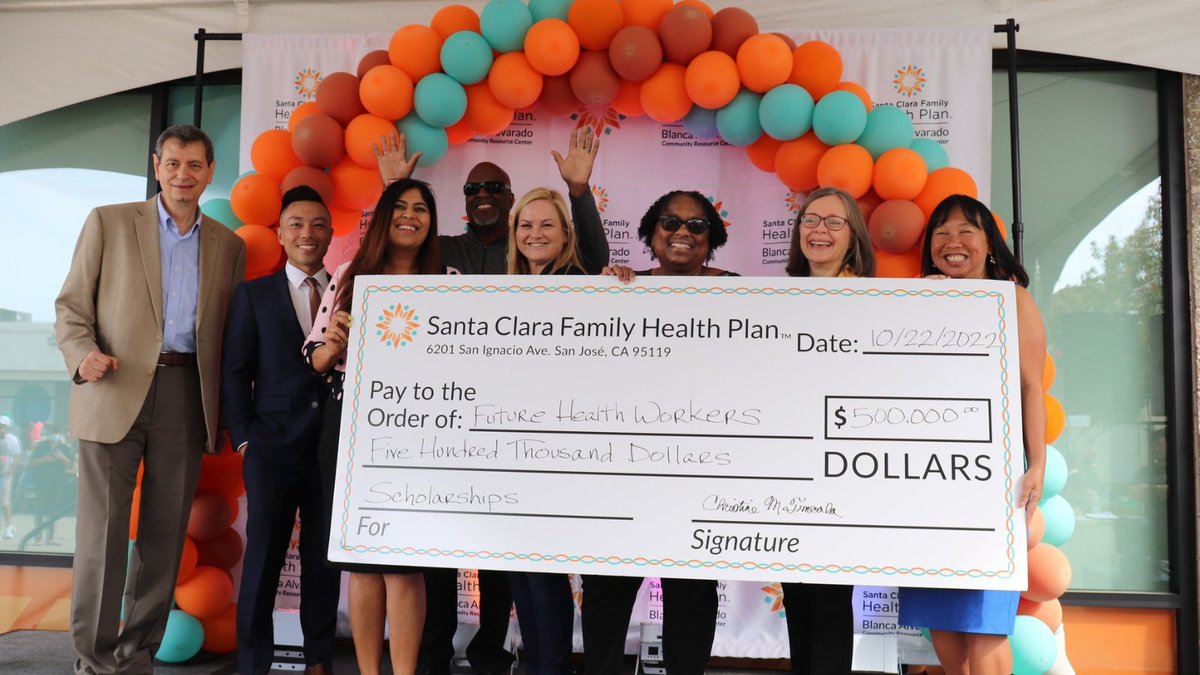 Our friends at the @scfhp are investing $500,000 in their Medi-Cal members pursuing health care degrees or certifications. This investment will create a new group of community health workers, nurses, and more who will help families get care and stay healthy.