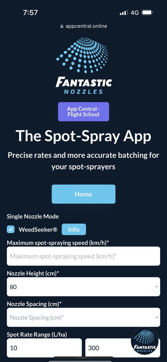KlayHarris's tweet photo. @lance123wise This app is quite helpful, specific to all spot spray machines. Also call Dave his number is in the app and he will help with nozzle selection. https://t.co/v1BB1HmoD1