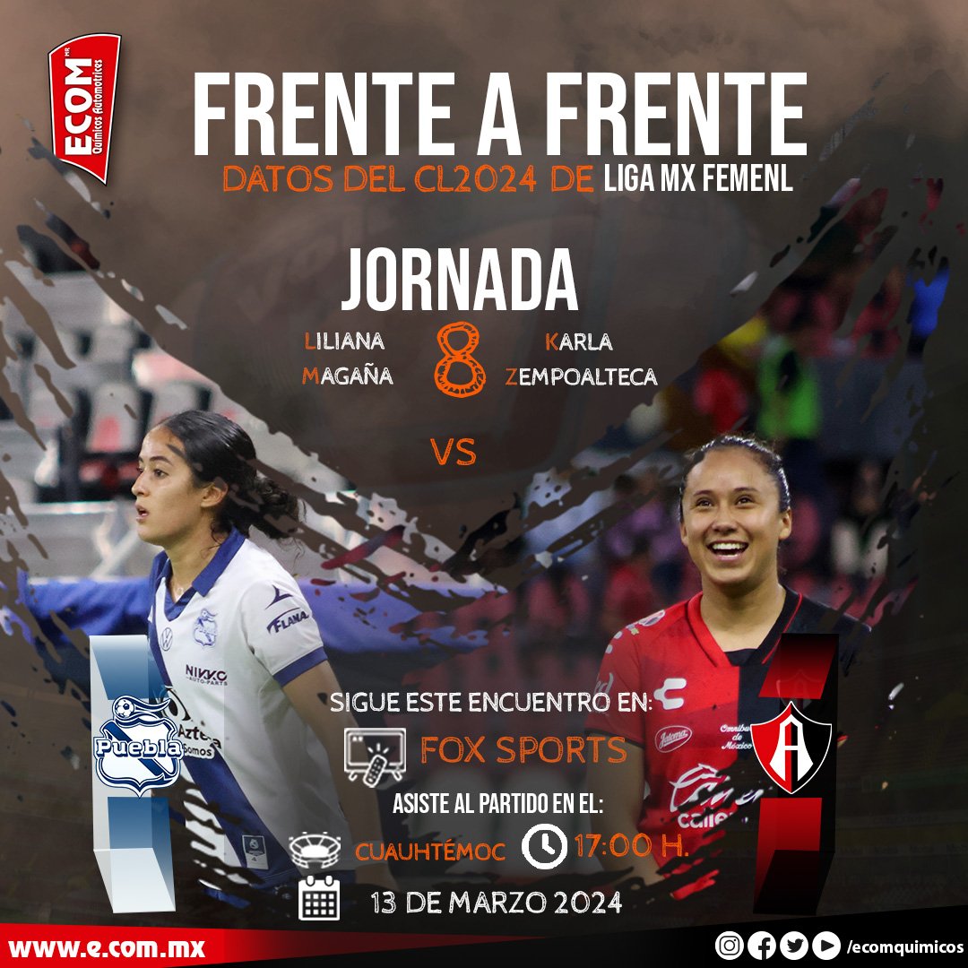 Es hoy, es hoy, es hoy,  se enfrentan las murallas del equipo,    🎽 <a href="/m4gana/">magggg</a>.l vs <a href="/Zempo_zh/">Karla Zempoalteca H.</a> 🦊.
Veremos quien puede sumar puntos junto a su equipo 🎽  <a href="/ClubPueblaFem/">Club Puebla Femenil🎽</a> vs <a href="/AtlasFCFemenil/">Atlas FC Femenil</a> 🦊
¡NO TE PIERDAS EL ENCUENTRO!
ECOM, PATROCINADOR OFICIAL DEL ATLAS FC FEMENIL #frenteafrente