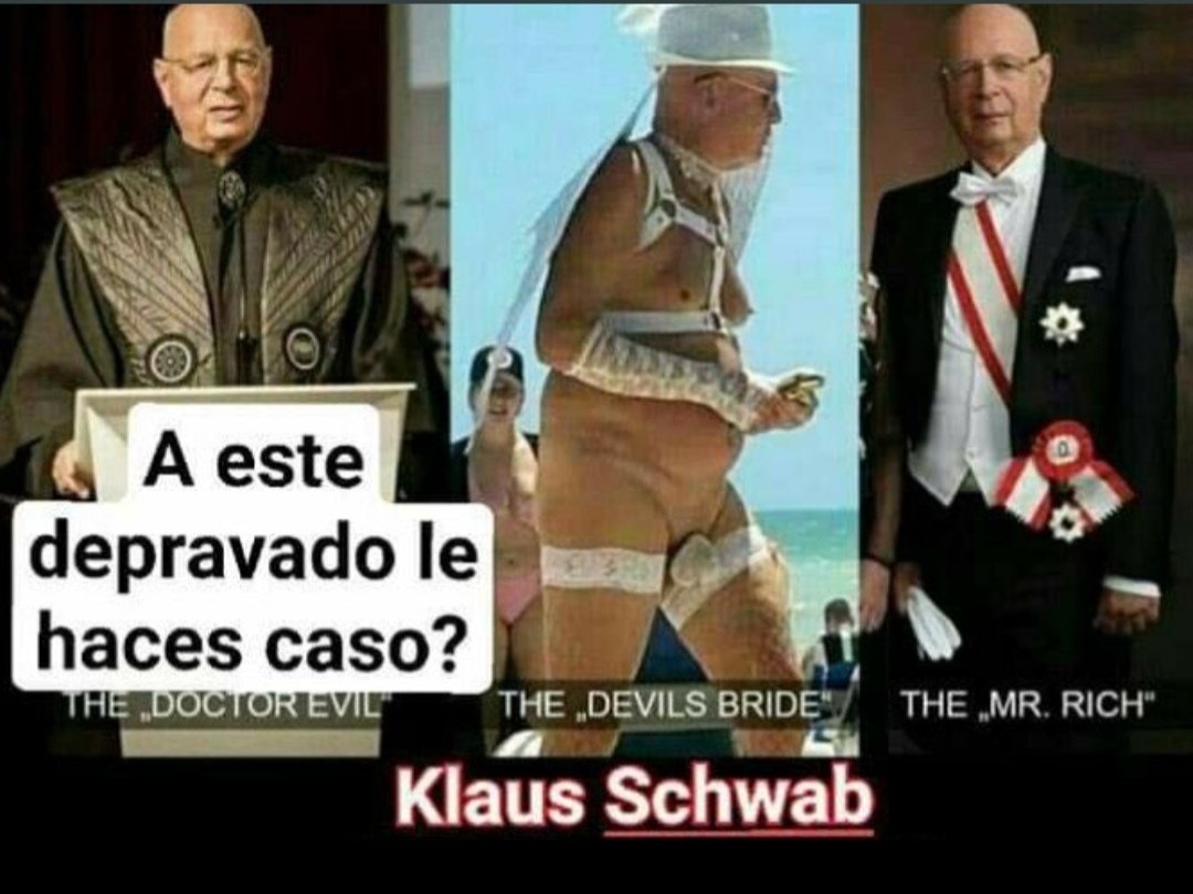 CAROHE11's tweet photo. @dejanirasilveir La ambición de estos seres diabólicos es el control total de la población humana https://t.co/TCte3VtJxI